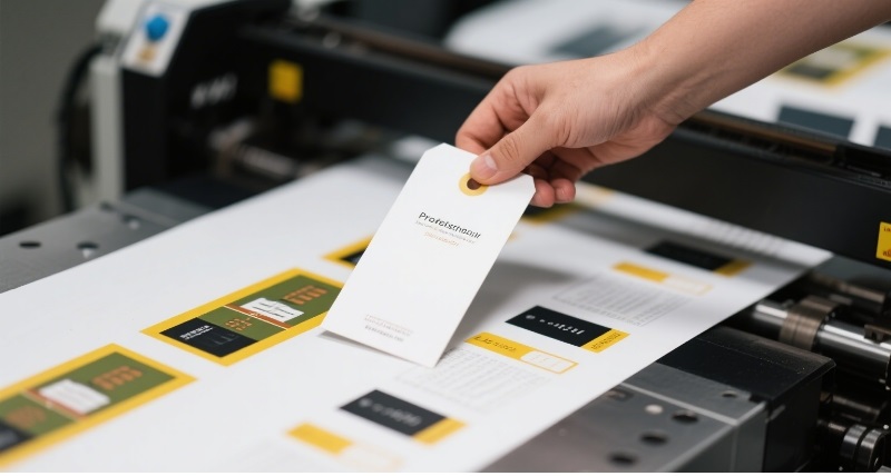 Custom die-cut hang tags